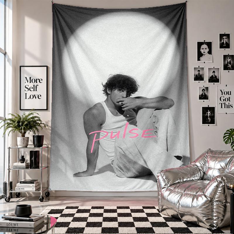 Wall TapestryBenson Boone Art Hanging Cloth Decorative Background Cover for Room Decoration