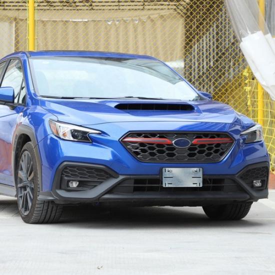 Červená Vnější Přední Mřížka Dekorativní Lišta Kryt Ozdoba Samolepka Pro Subaru WRX -23