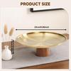 Pedestal Fruit Bowl Decorative Multifunctional Aesthetic Snack Candy Storage Tray Plate