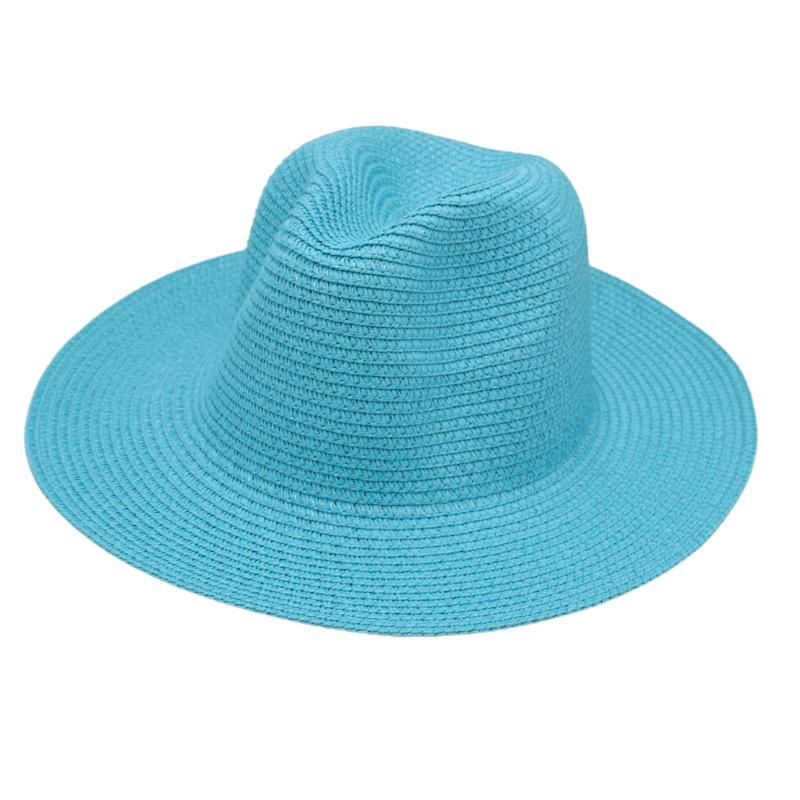 Spring And Summer New Panama Straw Hat European And American Style Jazz Hat Fedora Top Hat Panama Hat Straw Hat