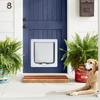 Dog Cat Kitten Flap Puppy Kitten Safety In&out Pet Door with 4 Way Security Lock Door Pet Doors and Sliding Door Safety Pet Door
