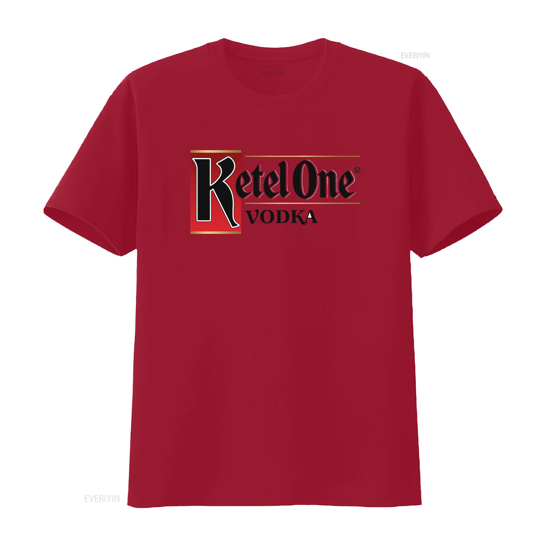Ketel One Premium Dutch Vodka Alcohol Spirits Liquor T Shirt vintage Washed Unisex Breathable designer clothes fashion S