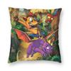 Crash Bandicoot Dragon Fly Pillow Case Soft Pillow Cover For Sofa Home Decoration Kawaii Pillowcases