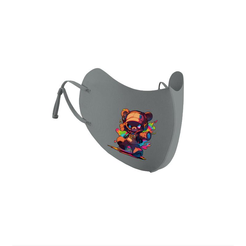 Teddy Bears Punk Patch Potisk dětských samolepek na trička Doplňky na oděvy Nové omyvatelné samolepky na oblečení pro vlastní potřebu