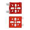 Redness And Black Anodized Crosses Dovetails Saddles For Telescopes With Quick Release Rail System