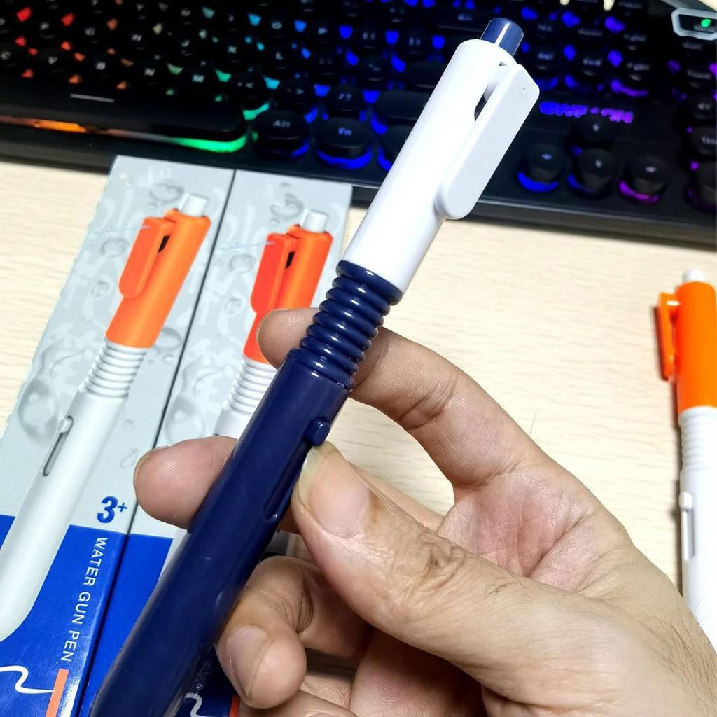Writable Pen Water Spray Pen Press to Spray Signature Pen Prank Water Spray Pen 2 in 1 Student Gift Spoof Trick Toy Party Favors