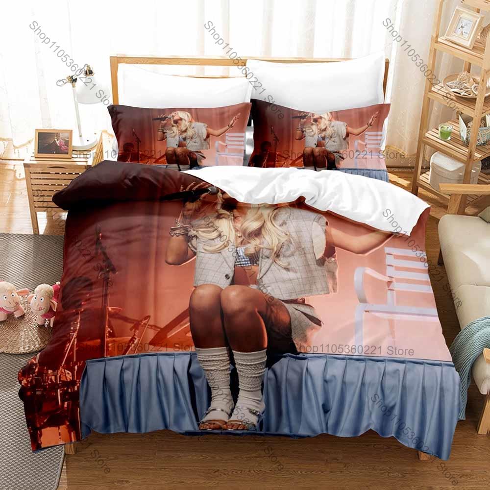 South London Soul R&B Style Duvet Cover + 2 Pillowcases Skye Newman Digital Printed Machine Washable Holiday Gift For Young Fans