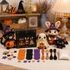 DIY Patchwork-Set Halloween-Freunde Set Tier-Nähen Machen Sie 4er-Set Entzückende Charaktere Basteln für Anfänger Handgemachtes Geschenk Feiertagsdekoration