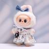 For 17cm Labubu Doll Clothes Fashion Clothes Navy Dress Doll Clothes Color Match Camera Dolls Accessories Cute Little Cloths