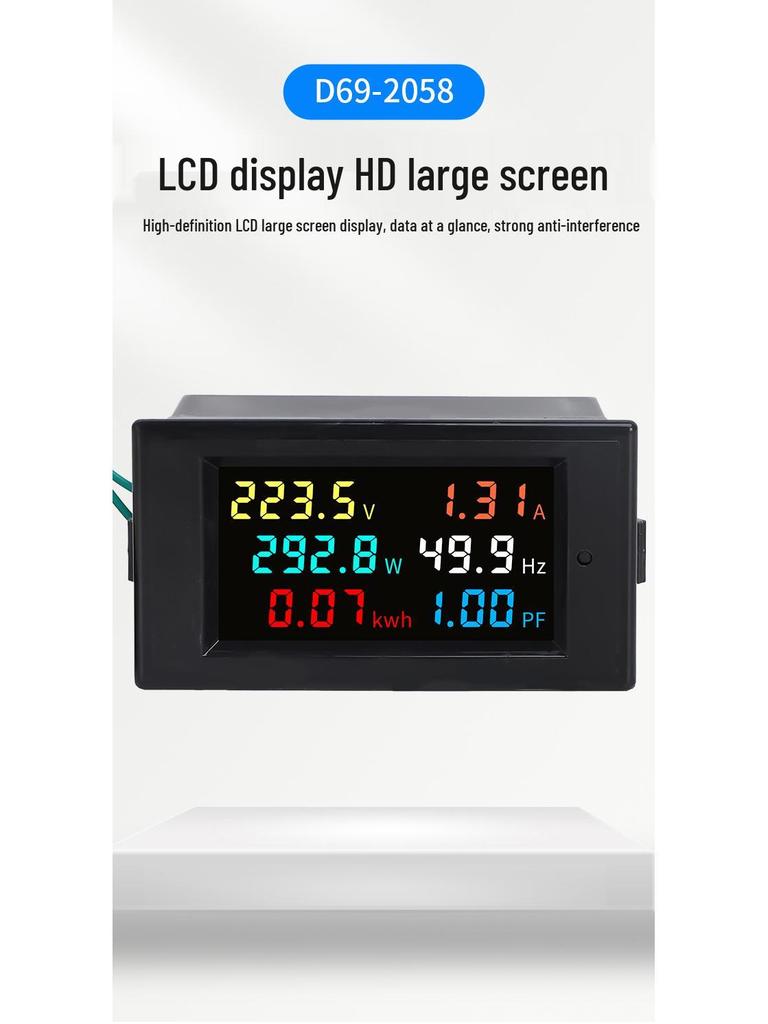 Digital AC Voltage & Current Power Monitor Module