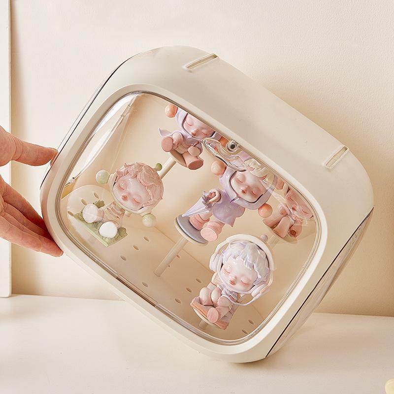 Espositore a cremagliera in acrilico per capsule: Armadietto per Riporre Figure Blind Box