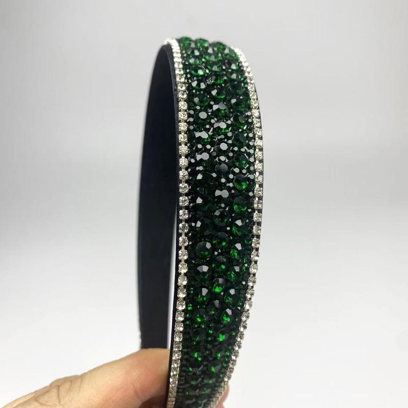 Modisches Strass Anti-Rutsch Stirnband: Retro-Stil, Vollständig mit Diamanten besetzt, Lichtluxus-Haaraccessoire