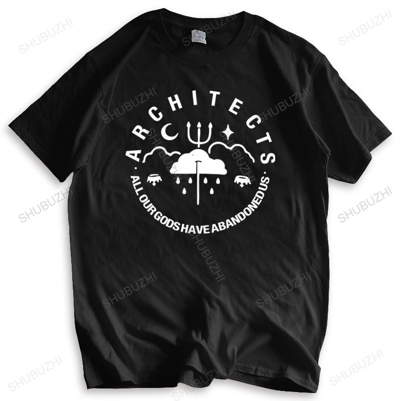 Autentica T-shirt Estiva Slim Fit ARCHITECTS Band All Our Gods Pick da Uomo a Manica Corta, Maglietta di Alta Qualità per l'Esterno