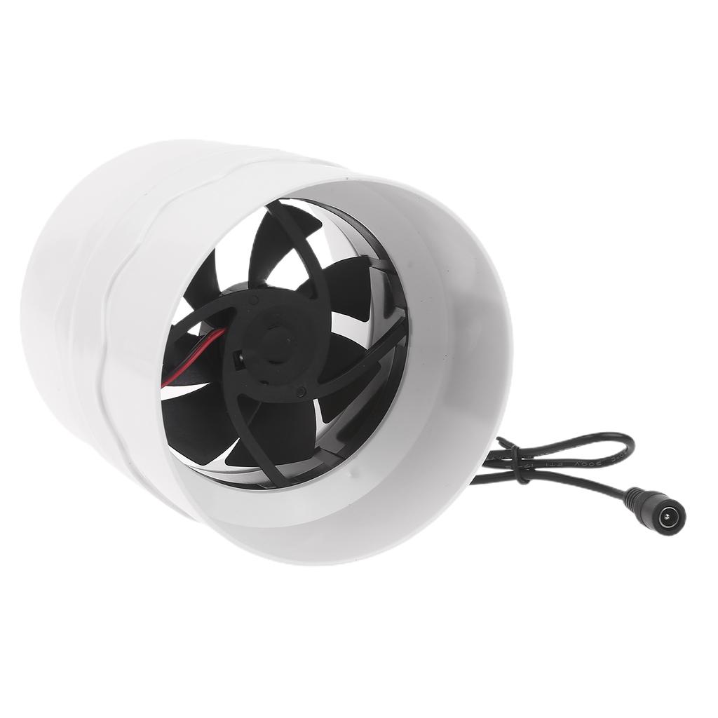 Inline Duct Fan Air Ventilator Pipe Ventilation Exhaust Fan Adjustable Extractor Bathroom Toilet Wall Fan Booster
