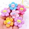 10 STÜCKE Bunte Harz Cartoon Mädchen Blume Flatback Tier Cabochon Figur Heimdekor DIY Scrapbook Basteln Schleifen Zubehör
