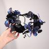 Plastic Simulation Flower Headband Fashion Cosplay Headband Gothic Headband  Costume Accessory