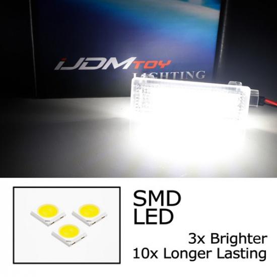 White 18-SMD LED Trunk Cargo Lights W/ Adapters For Alfa Romeo Giulia Stelvio