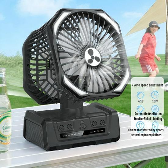

Silent Outdoor Camping Fan with Ultra-Long Battery Life (20,000mAh) and Car Refrigeration - Color Random помаранчевий