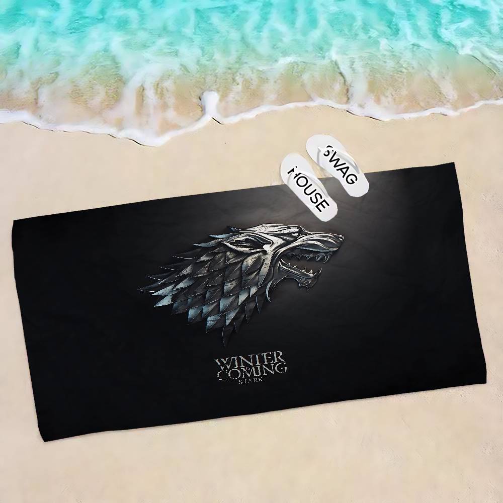 Popular TV Series G-Game Of T-Thrones Beach Towel Colorful Bath Towels For Girl Microfiber Custom Sand Free Beach Spa Gym Pool