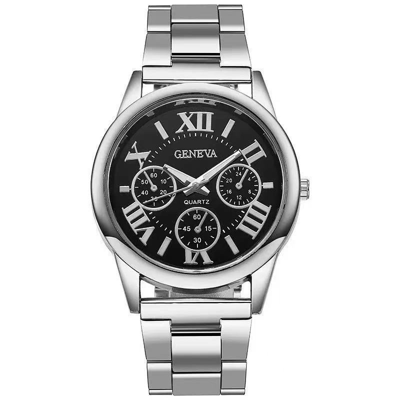 Mens Watch With Quartz Movement And 24hour Indicator For Business Professionals