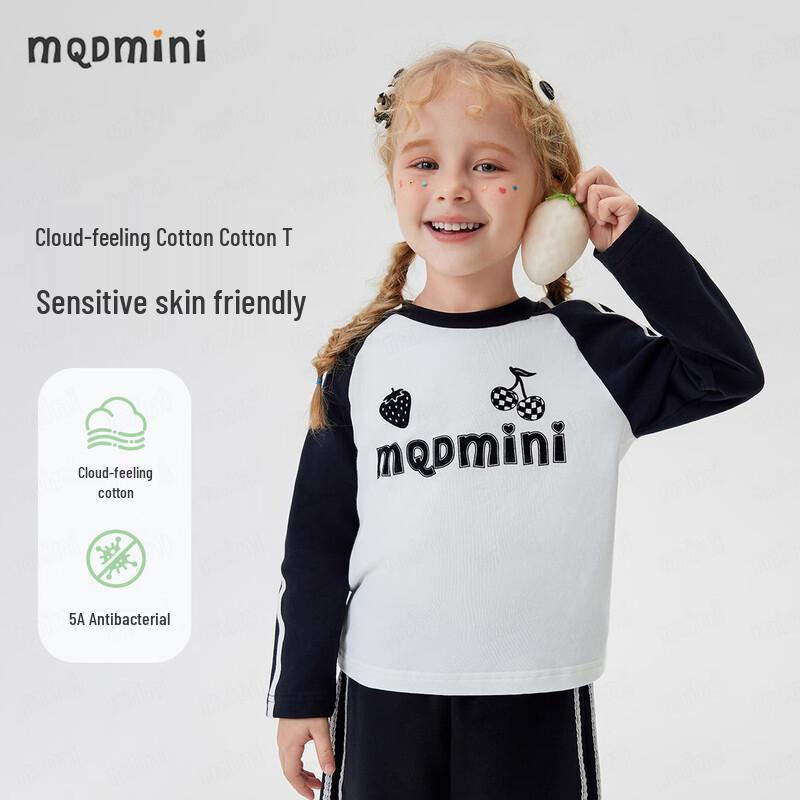 Girls  Long-Sleeve Bow T-Shirt 120