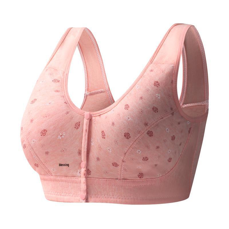 

Жіночий бюстгальтер великого розміру, бавовняний, у стилі жилета, із застібкою спереду, без кісточок 46/105