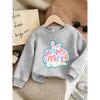 European Size Cute and Fun Printed Pattern, Thin and Versatile Comfortable Round Neck Hoodie for 0-3 Year Old Baby s in Spring and Autumn
