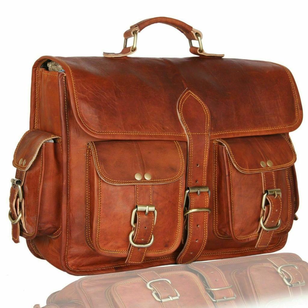 Τσάντα από γνήσιο δέρμα κατσίκας Πλαϊνή Μοτοσυκλέτας ποιότητας εξαγωγής Δερμάτινη Θήκη τσάντες Σέλα