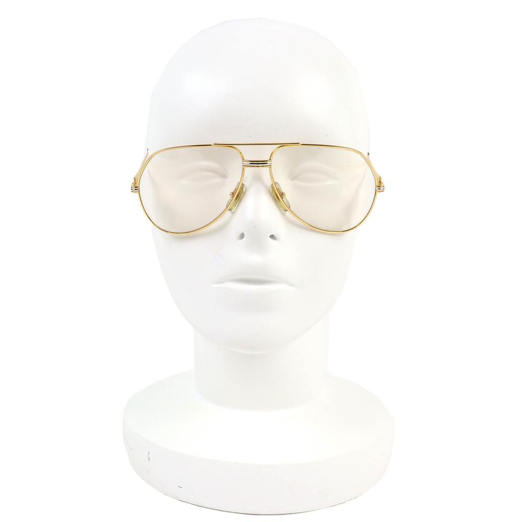 Great Cartier Glasses Trinity Two Bridges gold mens Used