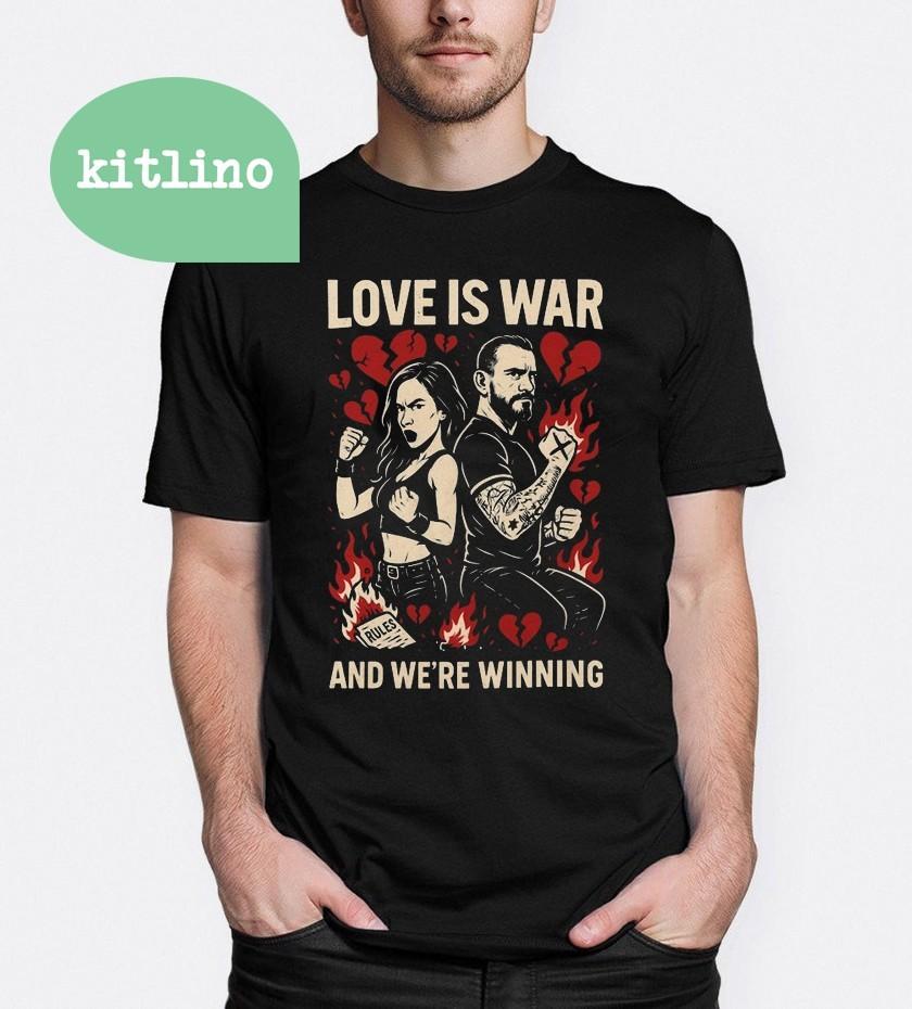 Love Is War CM Punk Wrestling  F20928 Unisex T-Shirt L
