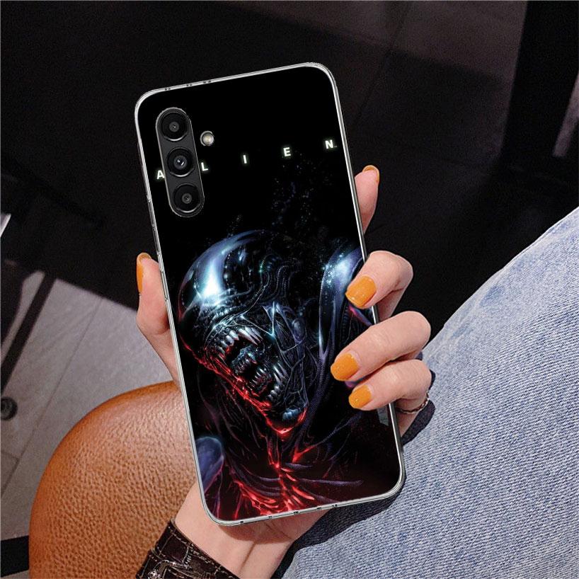 Coole A-Alien X-Xenomorph Handyhülle für Samsung Galaxy A17 A37 A57 A16 A26 A36 A56 A15 A14 A13 A55 A54 A53 A35 A34 A33 A25 A24 A