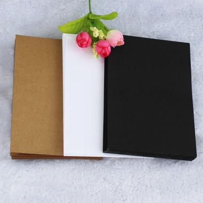 20PCS Blank Greeting Card Kraft Paper Postcard Vintage Blank Postcards DIY Hand Painted Graffiti Message Card White Paper