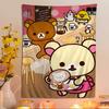 Cute Bear RRilakkumas Cartoon Tapestry Art Science Fiction Room Home Decor Art Home Decor