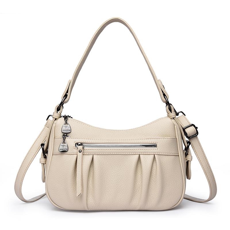 Stylish PU Shoulder Bag for Women Fashionable Crossbody Bag with Multiple Pockets Daily Use Tote Bag