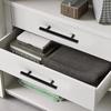 Stainless Steel Brushed Round Tube Handle for Cabinets and Wardrobes