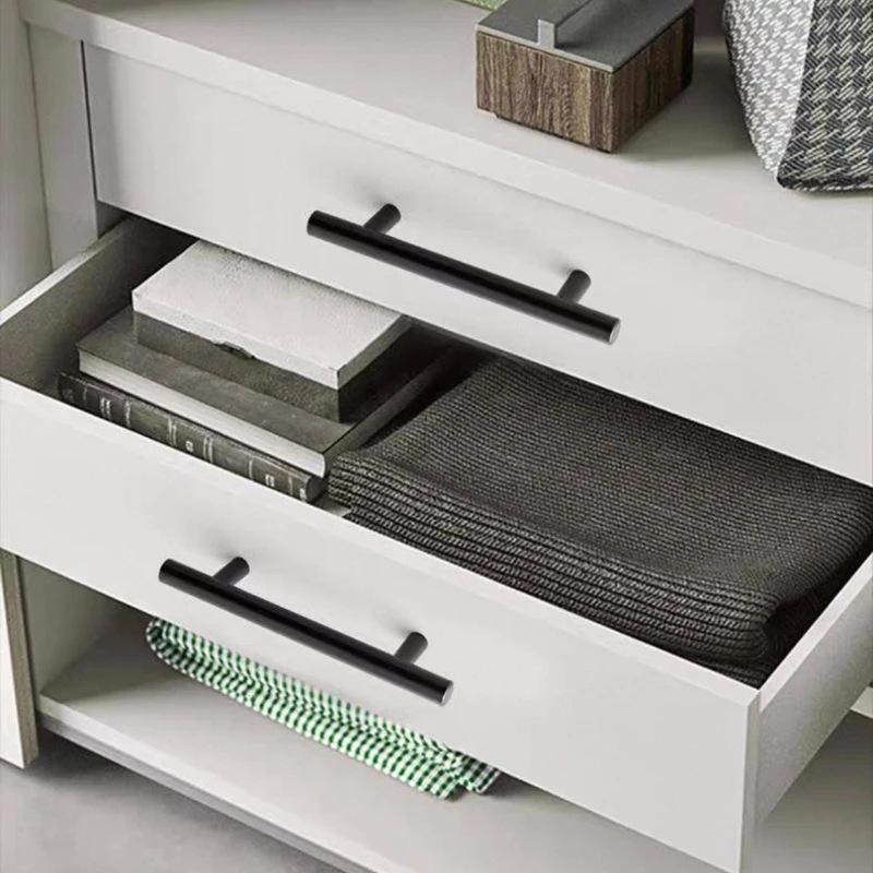 Stainless Steel Brushed Round Tube Handle for Cabinets and Wardrobes