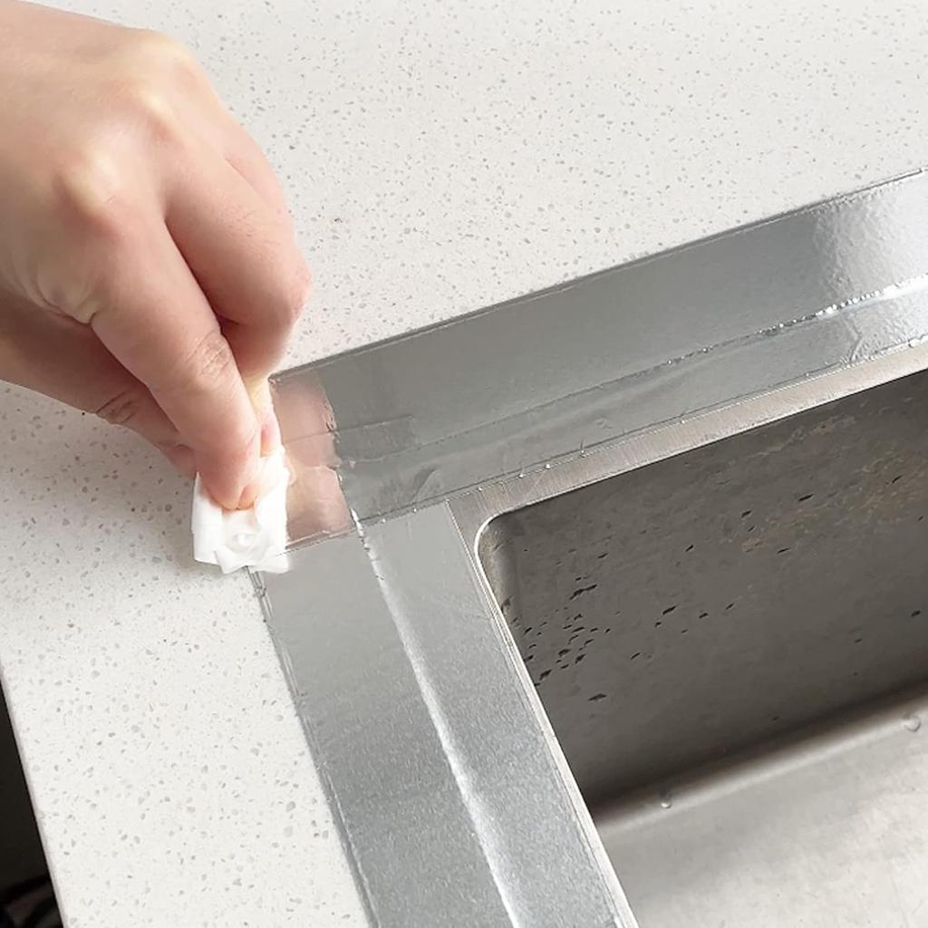 Aluminium Foil Tape Silver Heat Resistant Leakproof Adhesives Patching Repair Anti-Leakage Duct Tape Kitchen Waterproof Stickers