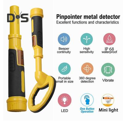 Multifunctional Handheld Underwater Metal Detector IP68 Waterproof Portable Pulse Pinpointer Induction Metal Detector