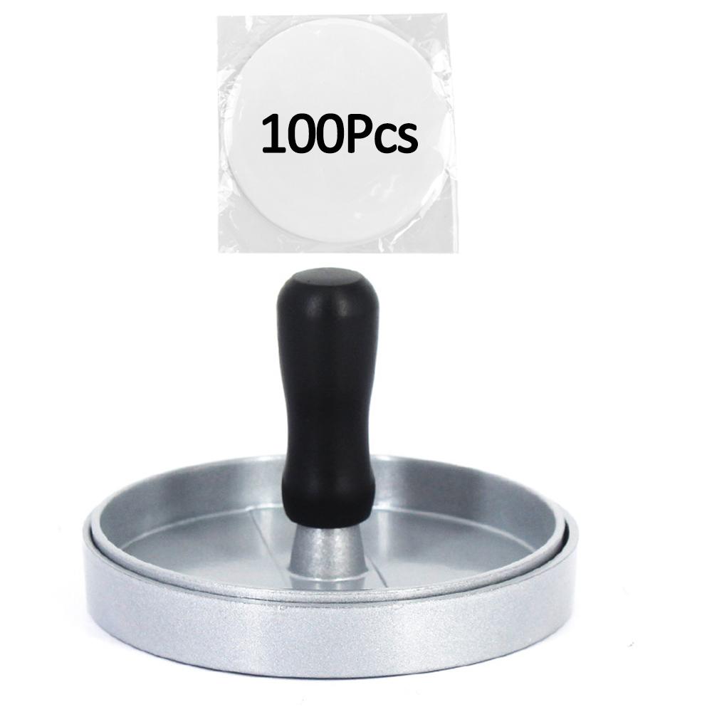 Hamburger Patty Machine Home Kitchen Burger Meat Press Making Round Patty Press Mold Creative Breakfast Patty Maker Aluminum Bur