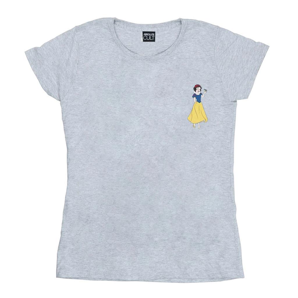 Disney Princess Womens/Ladies Snow White Chest Cotton T-Shirt