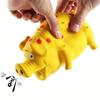 Squeaky Pig Dog Toy Durable Rubber Pig Squeaker Dog Puppy Chew Toys Latex Interactive Cute Toy for Small Medium Large Dogs