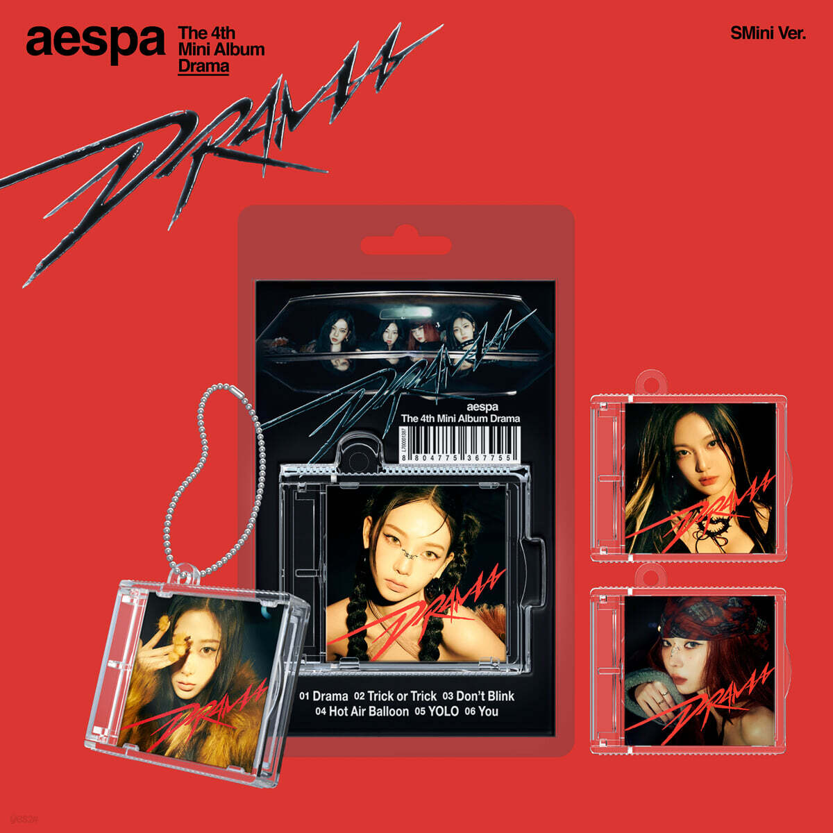 

aespa - 4th Mini Album: Drama [SMini Ver.] (Smart Album) [1 out of 4 randomly sent]