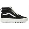 Vans Sk8 Sherpa Suede Sentry Leather High-Top Skate Shoes Unisex Sneakers Black White VN0A4BVWBLK