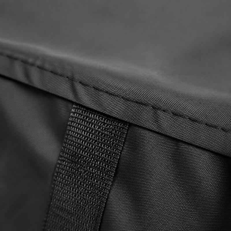 Open Table Tennis Table Cover with Flexible Cloth Barrier and Several Retaining Features for Patio, Balcony, Garage and Indoor Storage Use