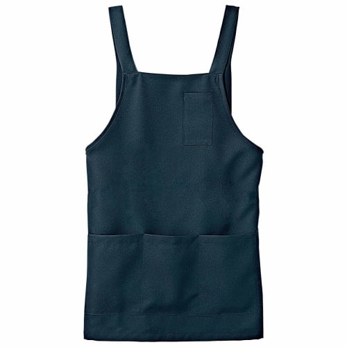 

Enfamie No-Iron Apron, H-Shaped, Solid Color, Large Capacity Pockets, Suitable for Nursery Teachers, Caregivers, and Dental Hygienists, Men s and Wome