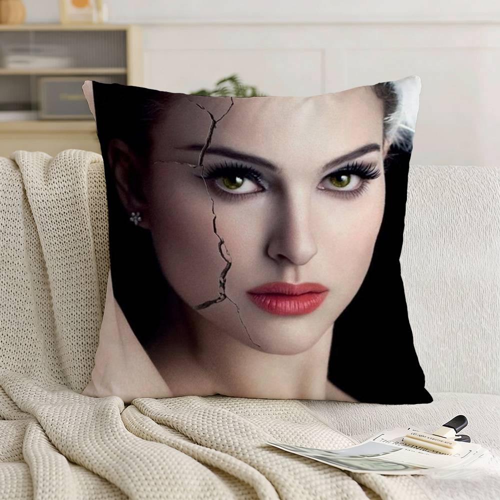 Movie B-Black S-Swan Classic Pillow Case Pattern Printed Pillowcase For Living Room Sofa Cushion Cover