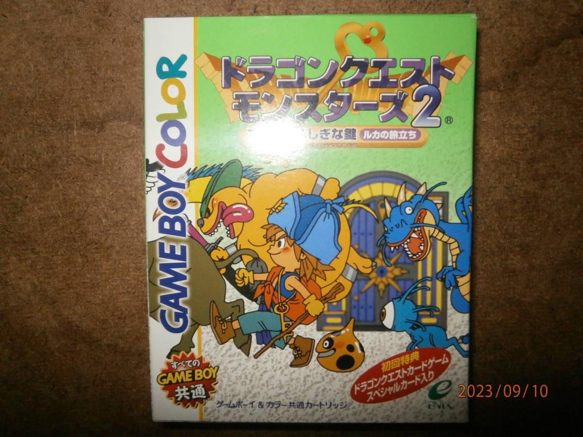 Dragon Quest Monsters 2 Ruka no Tabidachi Game Boy Color Новая в упаковке Япония NTSC-J