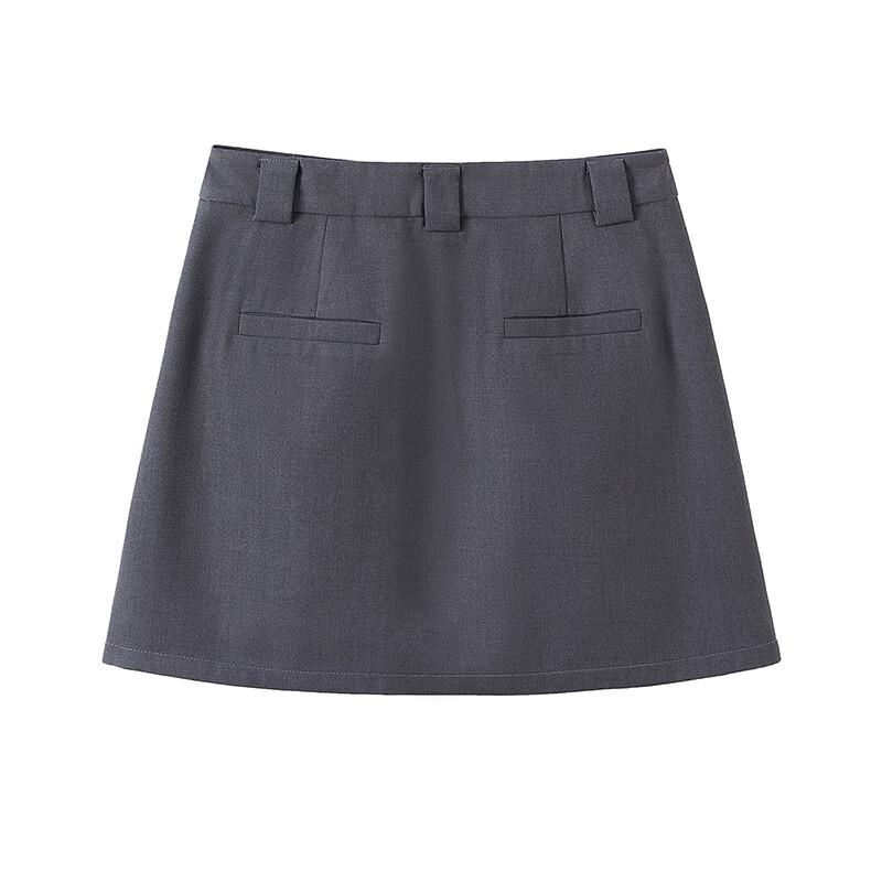 Women's High-Waist A-Line Commuter Skirt