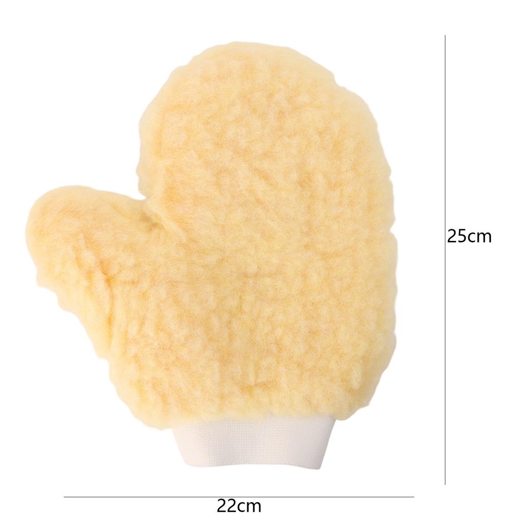 Creative Bear Paw Car Wash Gloves Soft Wool Plush Cleaning Mitt Double-faced Glove Wash Car Detailing Cleaning Tool