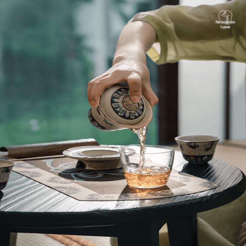 Edenus Dunhuang Flying Apsara Ceramic Tea Set